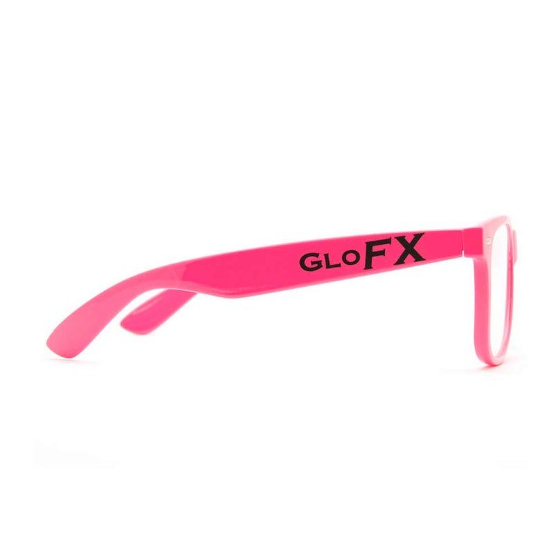 GloFX Ultimate Heart Diffraction Glasses - 3D Rainbow Hearts Effect with Pink Frames - Great Festival, Concert, and Rave Accessory - Image 4